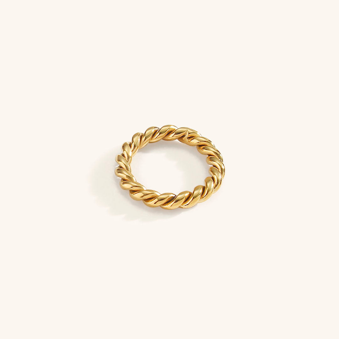 Marigold Gold Twist Ring