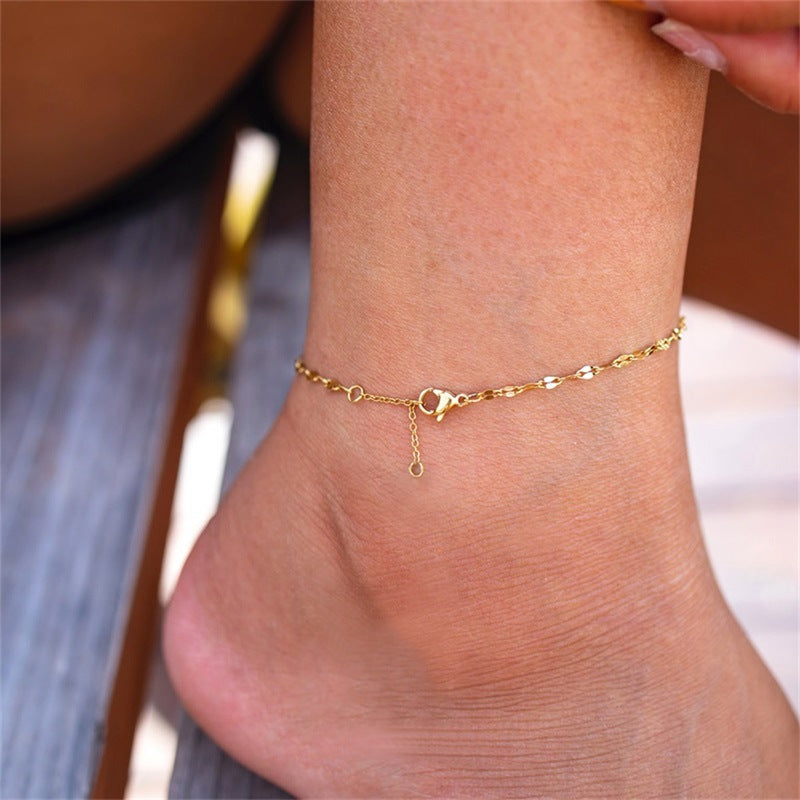 Cascade Gold Chain Anklet