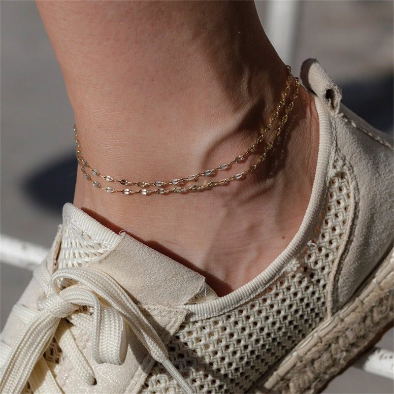 Cascade Gold Chain Anklet